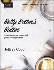 Betty Botter's Butter Unison choral sheet music cover Thumbnail